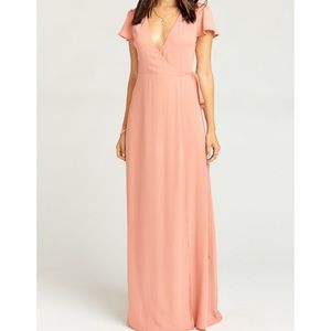 Show Me Your MuMu Rustic Mauve Noelle Wrap Dress